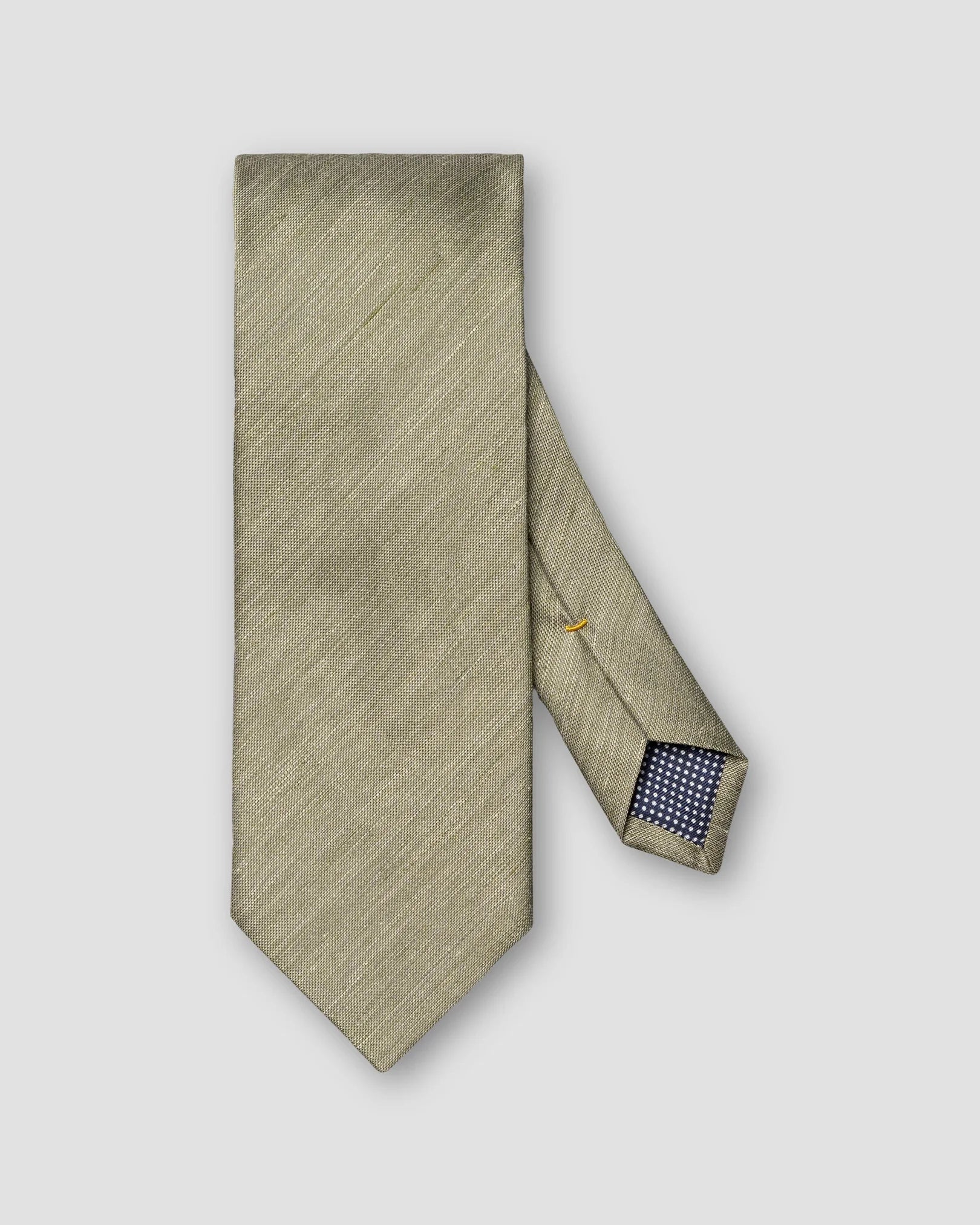 SOLID WOVEN LINEN SLIK TIE