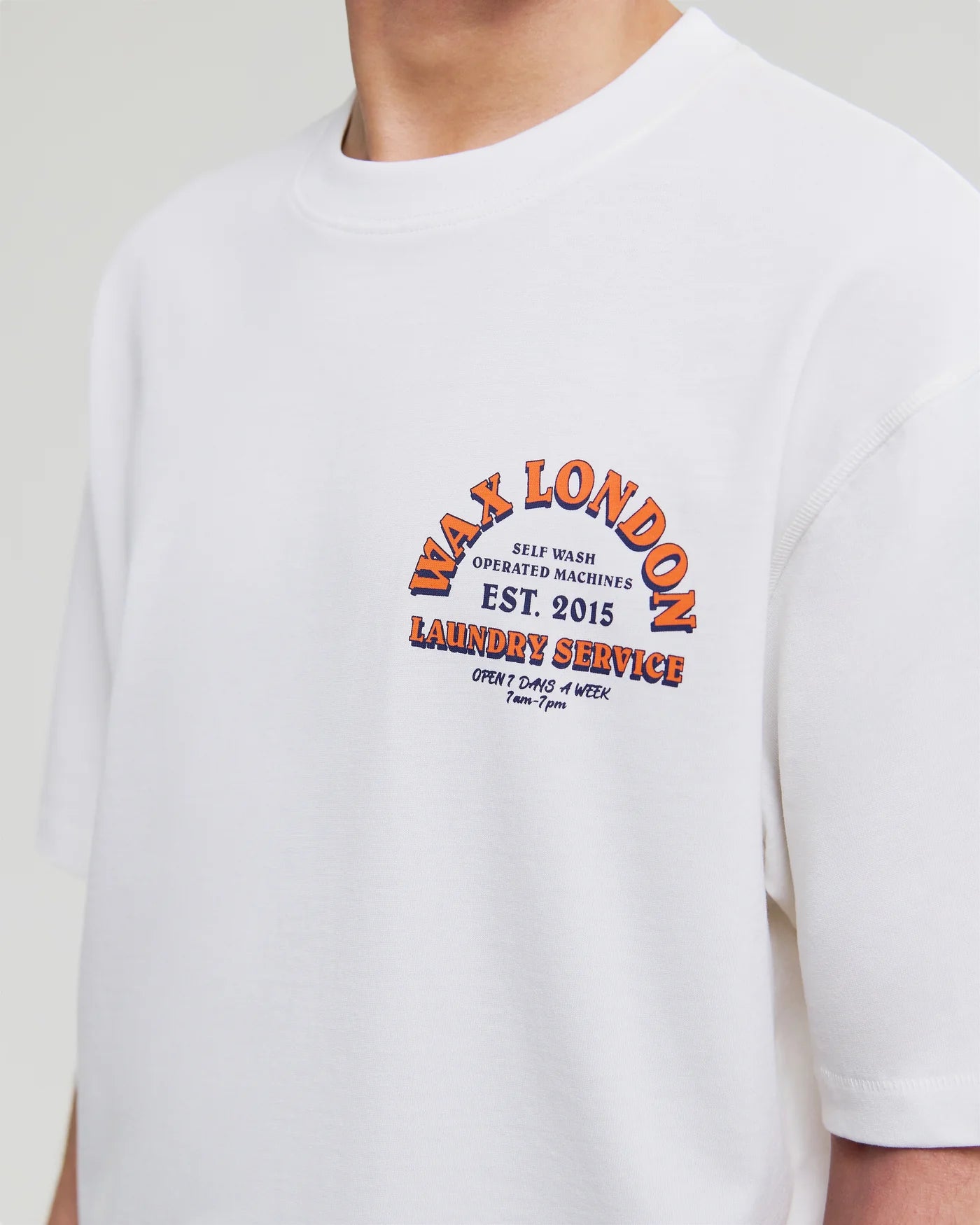 MILTON SS LAUNDRY PRINT ORGANIC TEE