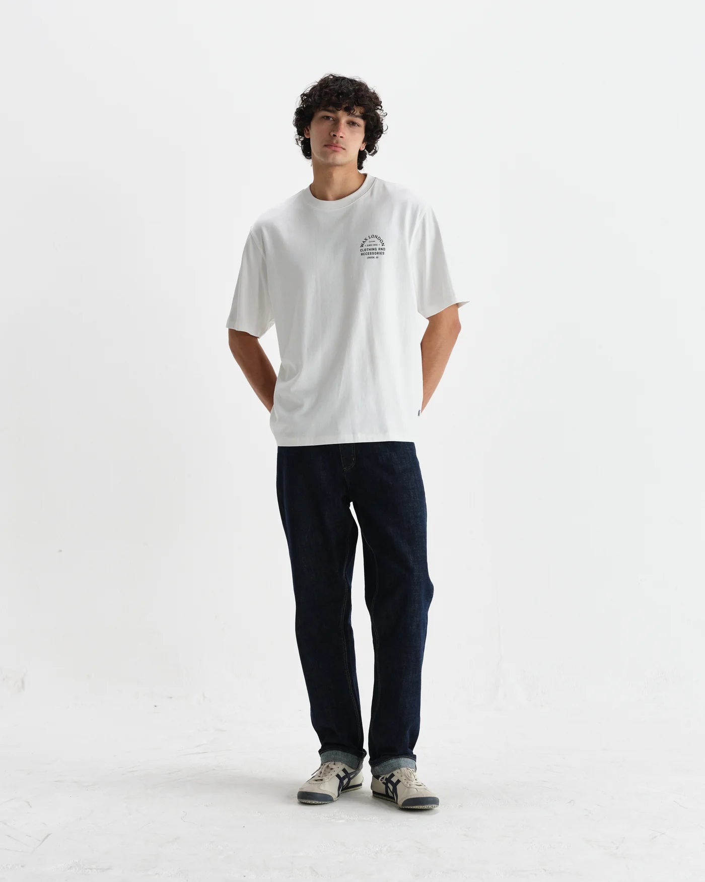 MILTON STACKED TEXT ORGANIC TEE