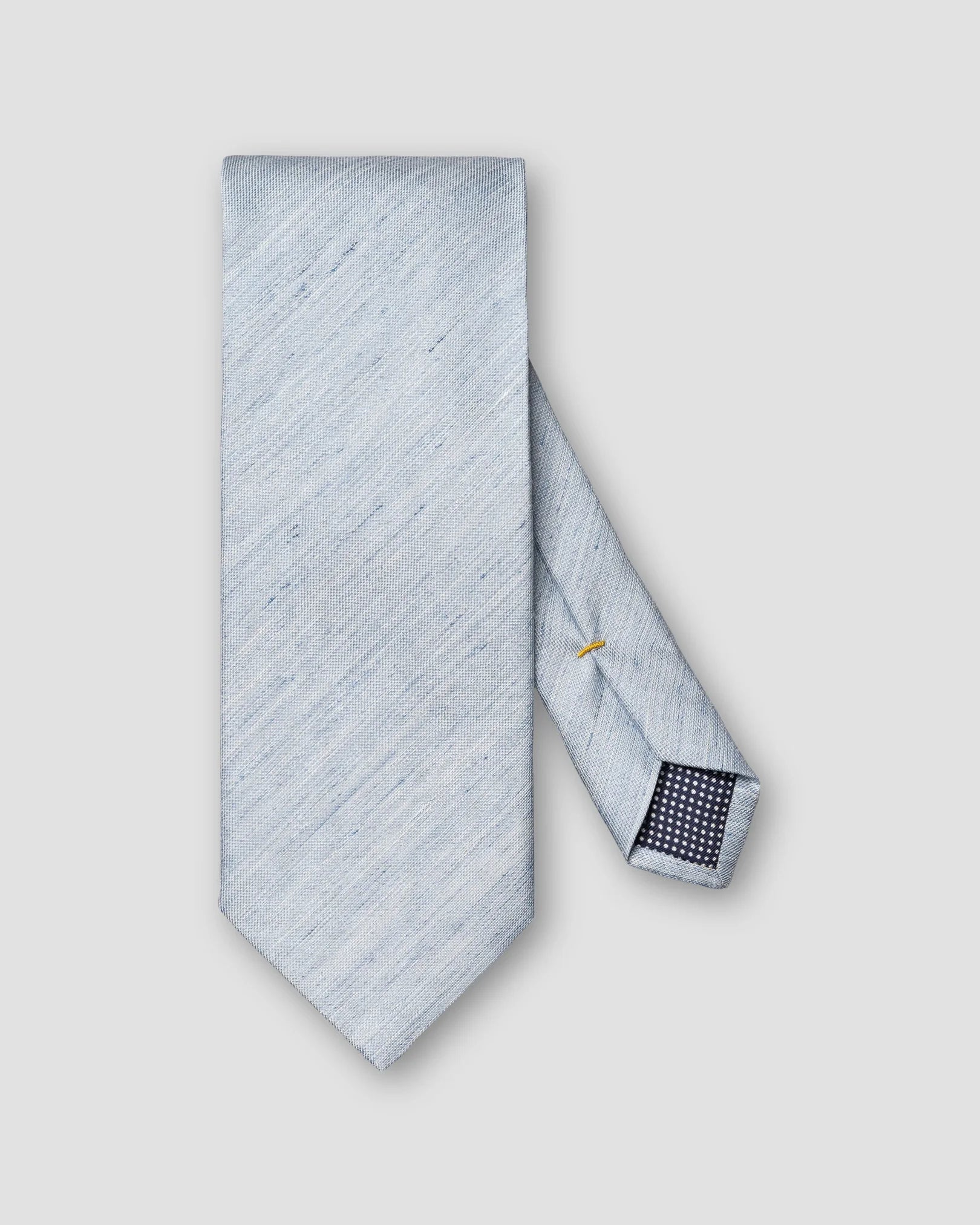 SOLID WOVEN LINEN SLIK TIE