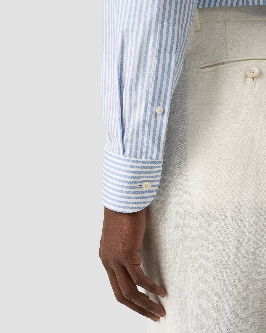 STRIPED SIGNATURE OXFORD / SLIM FIT