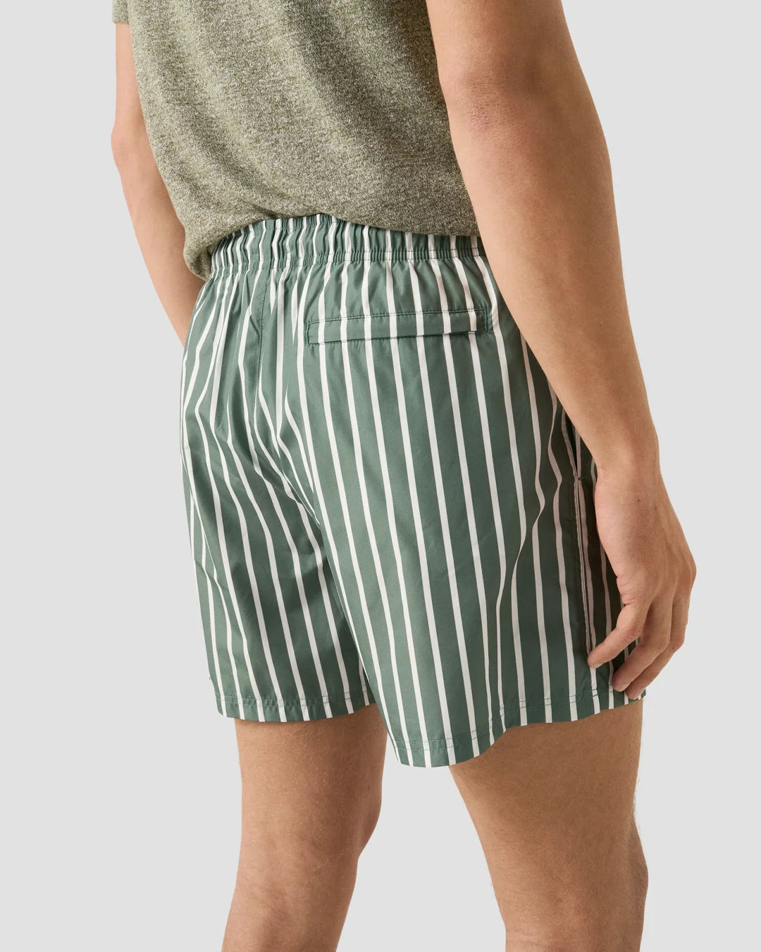 STRIPED SWIM SHORTS