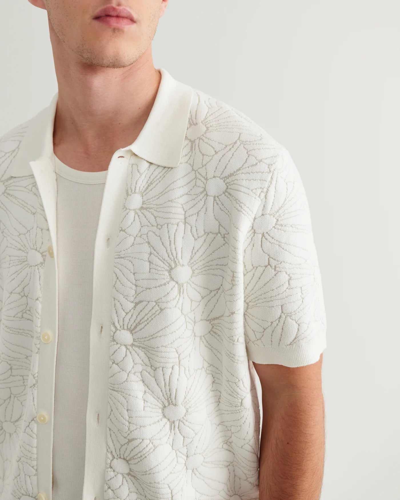 TELLARO SS SHIRT FLOWER