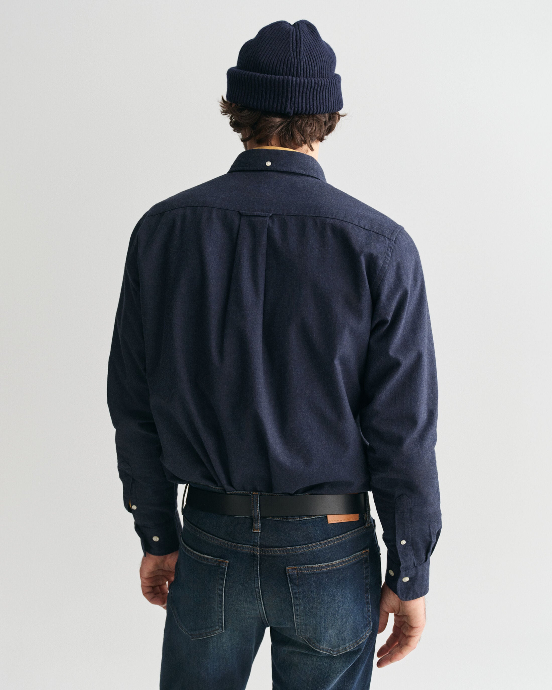 FLANNEL MELANGE SHIRT - REGULAR FIT