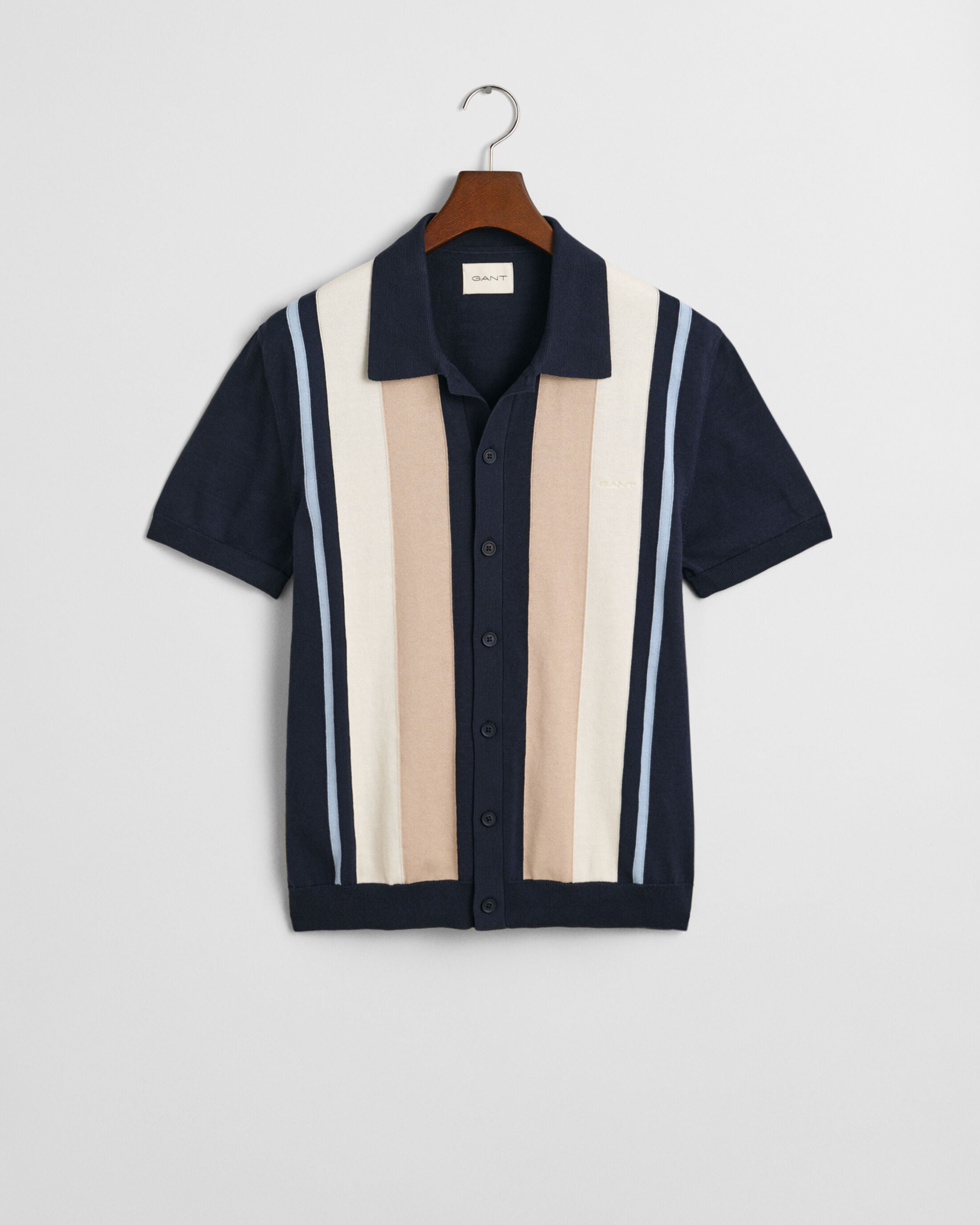 COLOR BLOCKED COTTON SS