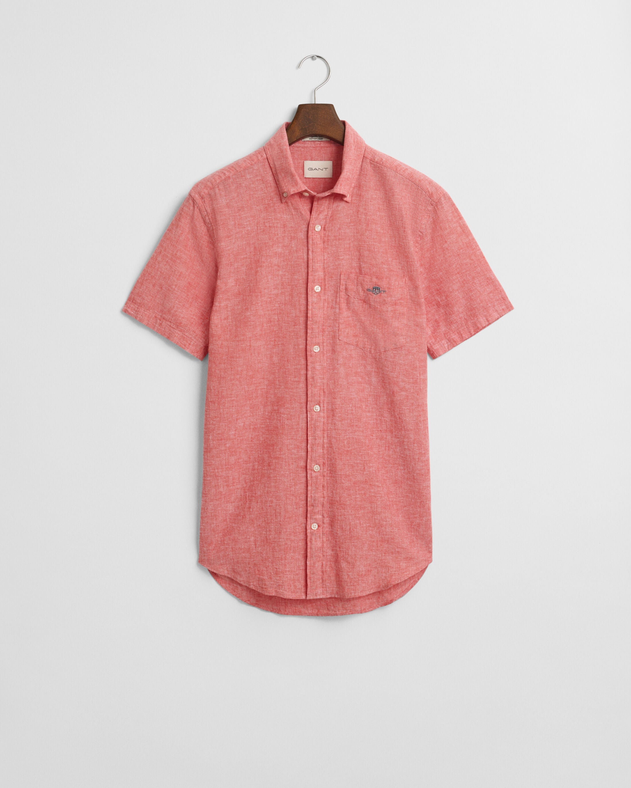 REG COTTON LINEN SS SHIRT
