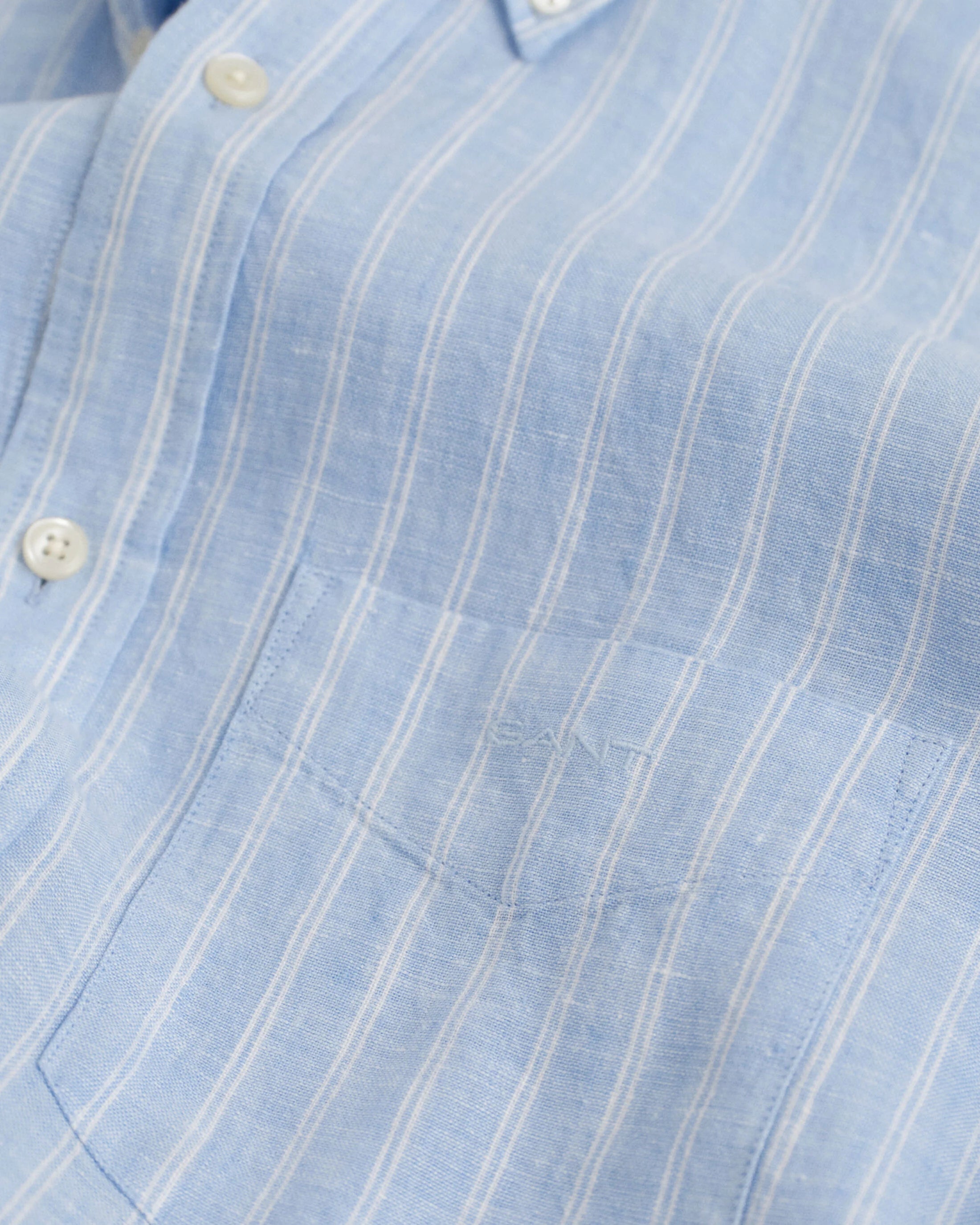 REG LINEN STRIPE SHIRT