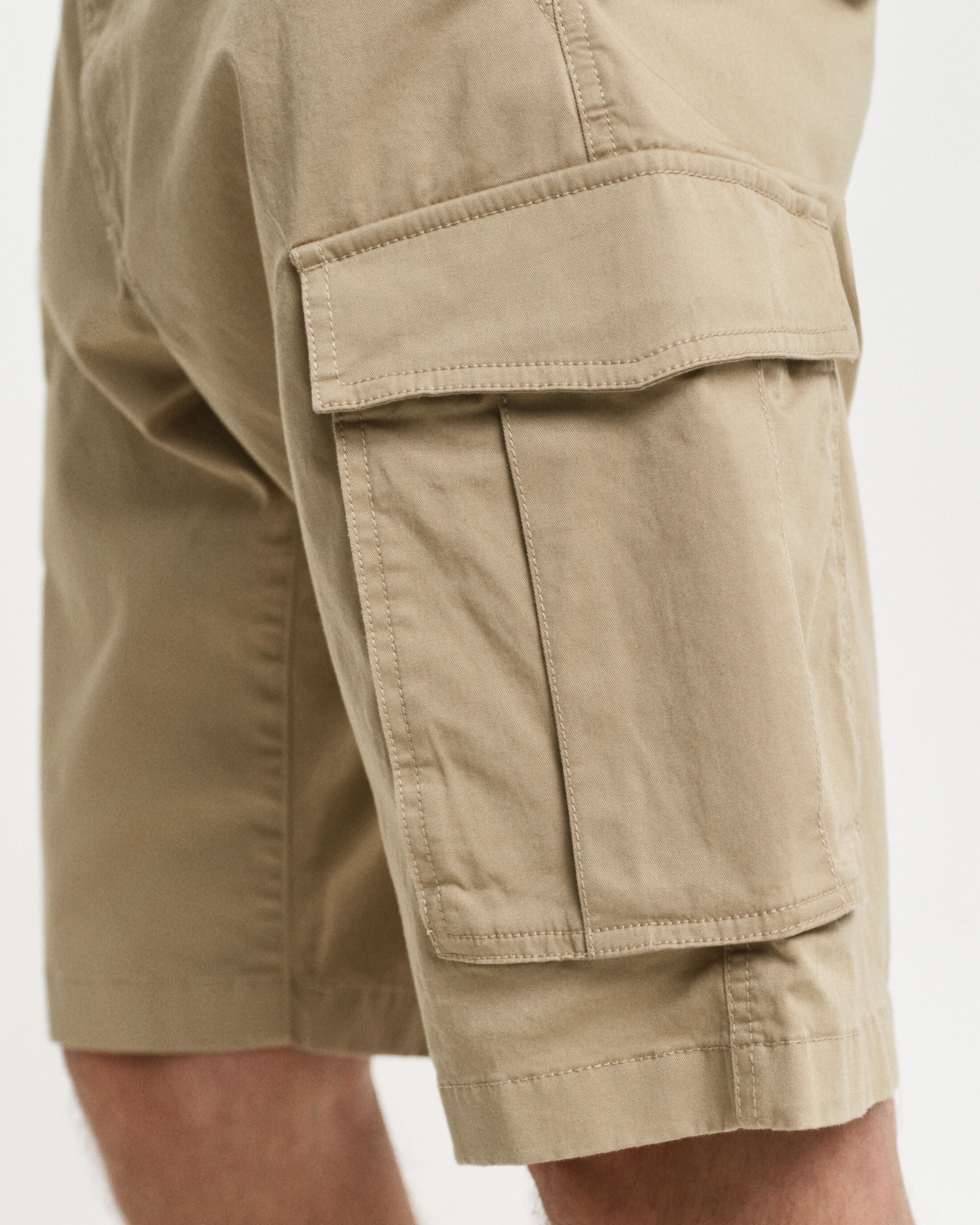 RELAXED TWILL CARGO SHORTS