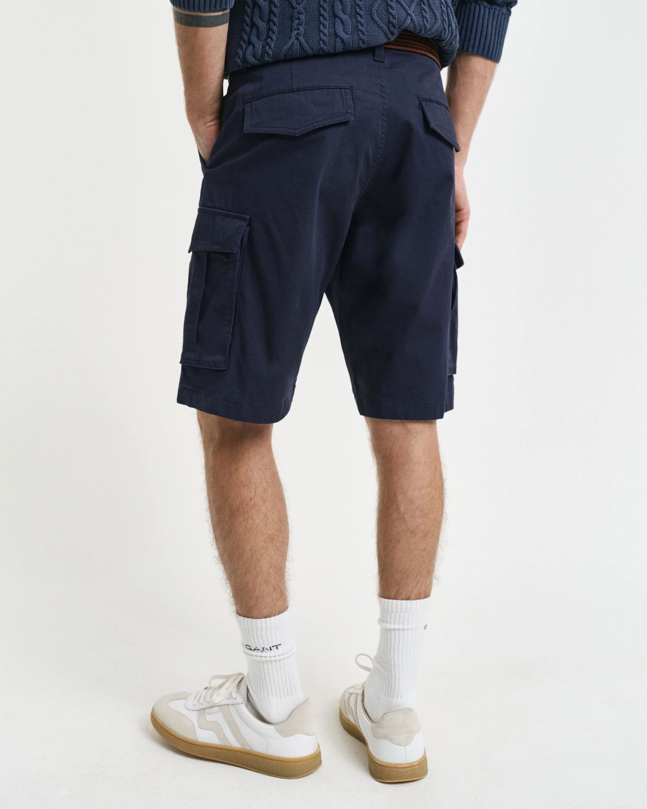 RELAXED TWILL CARGO SHORTS