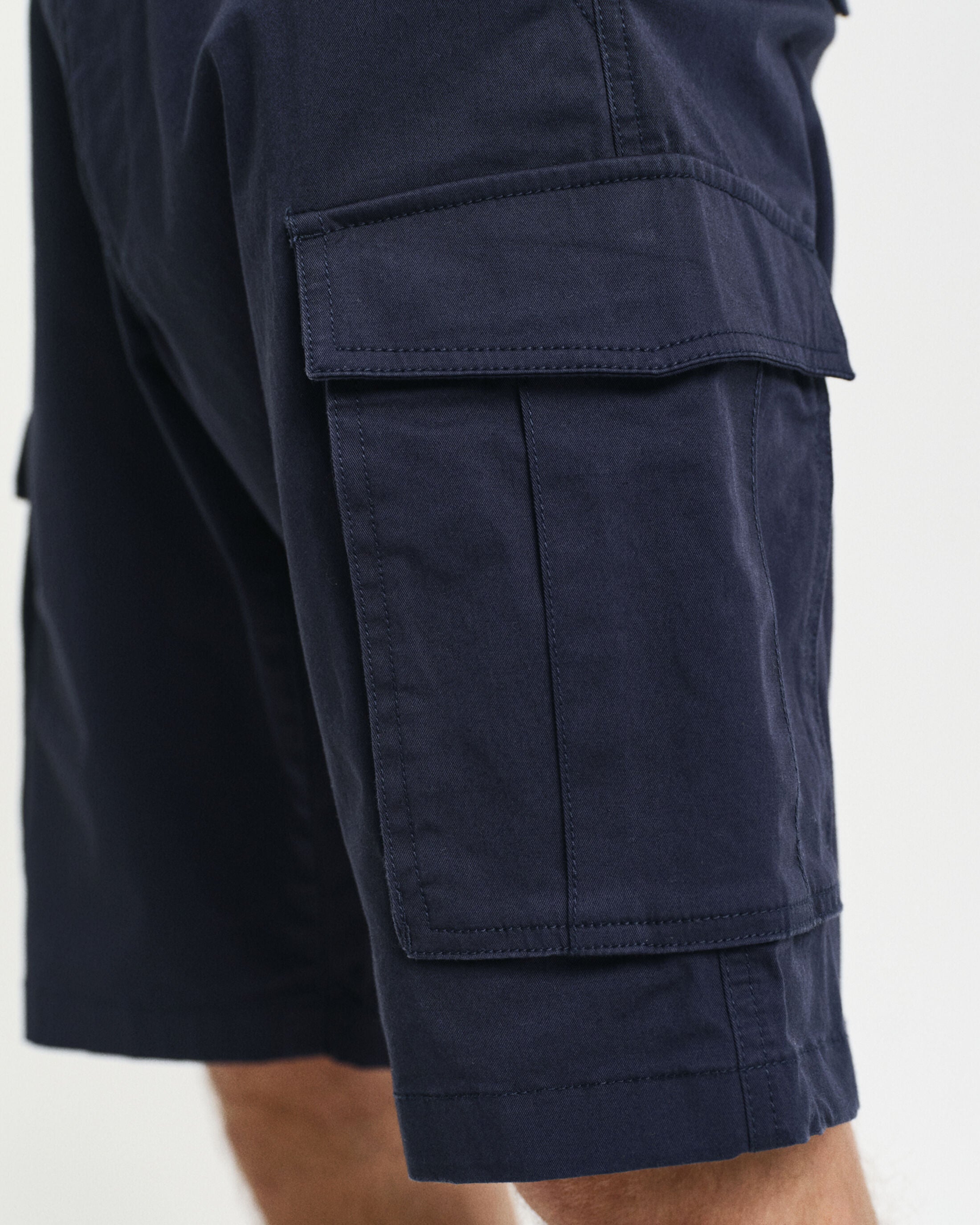 RELAXED TWILL CARGO SHORTS