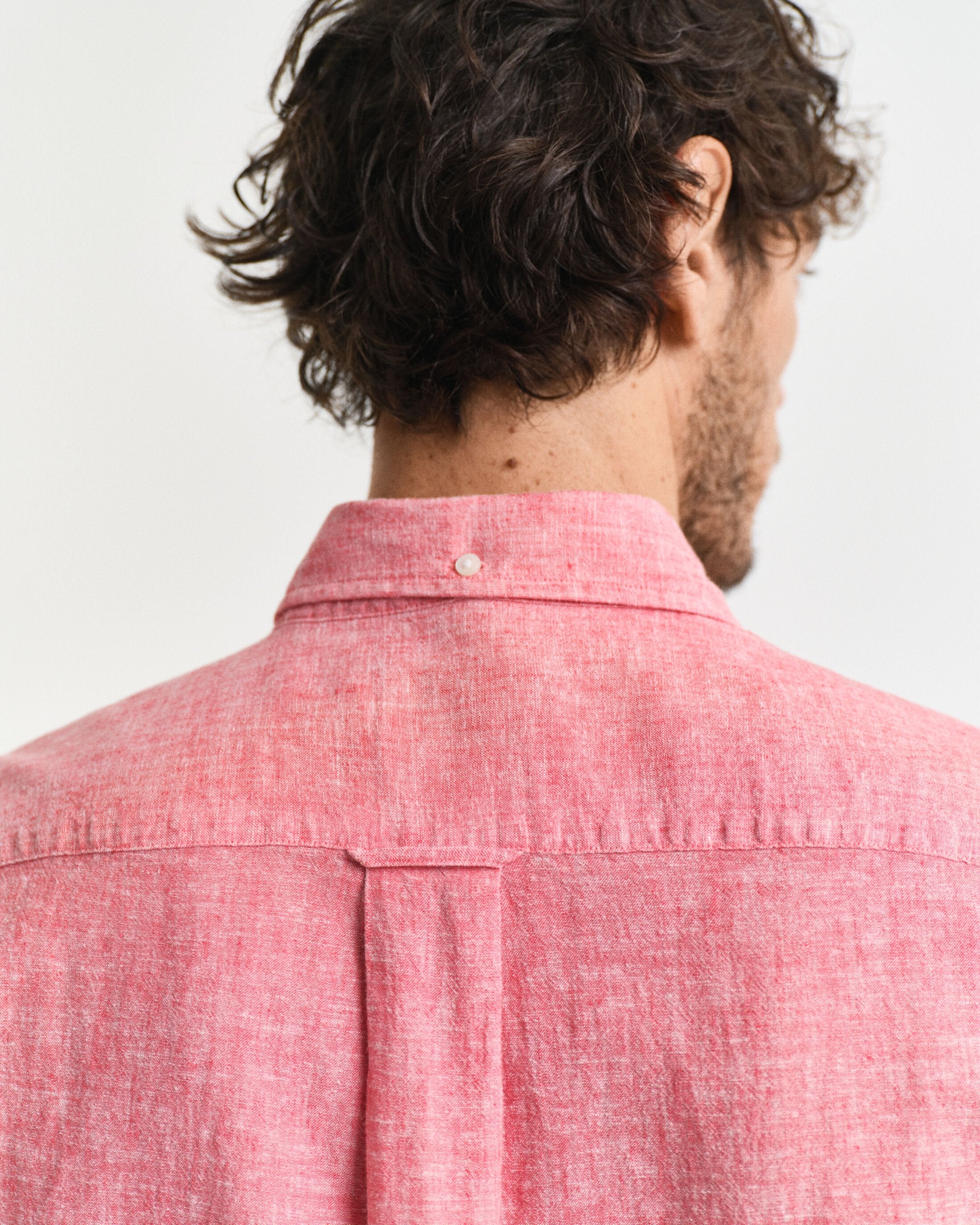 REG COTTON LINEN SS SHIRT