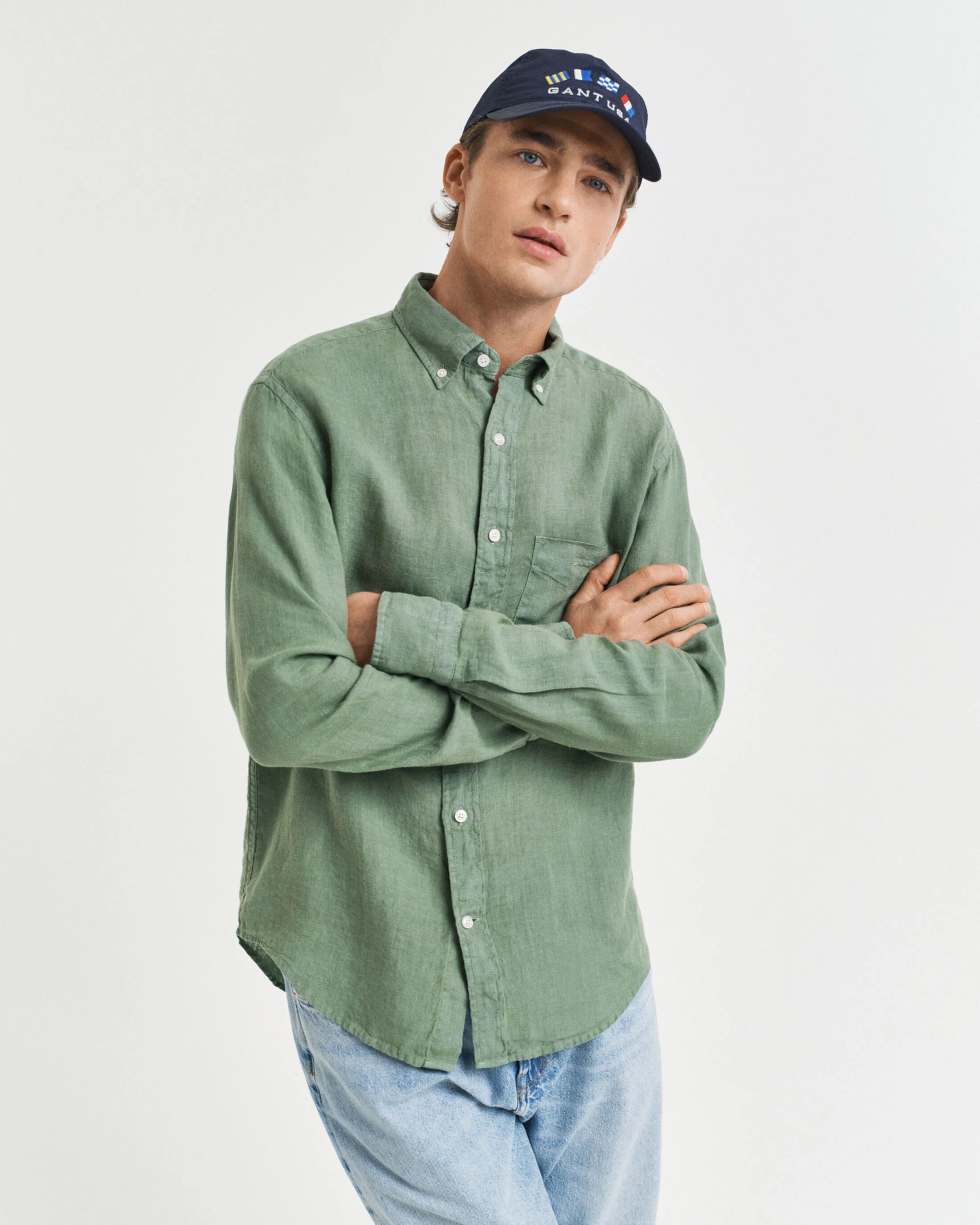 REG LINEN SHIRT
