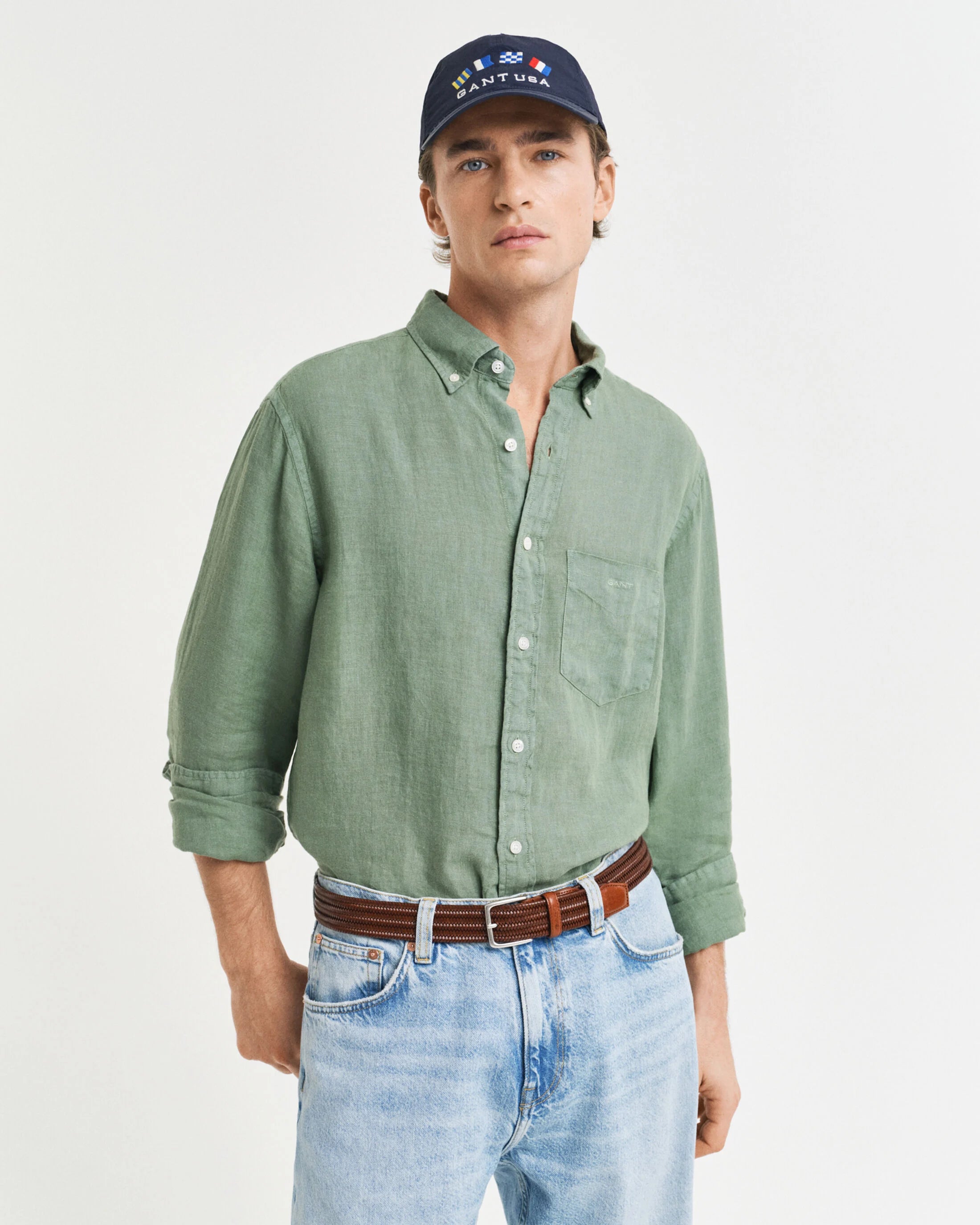 REG LINEN SHIRT