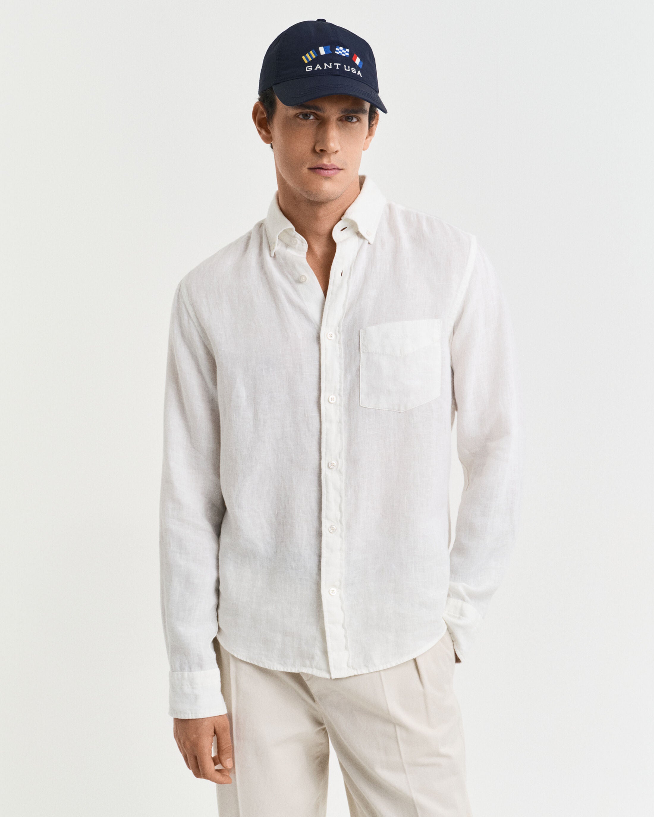 REG LINEN SHIRT