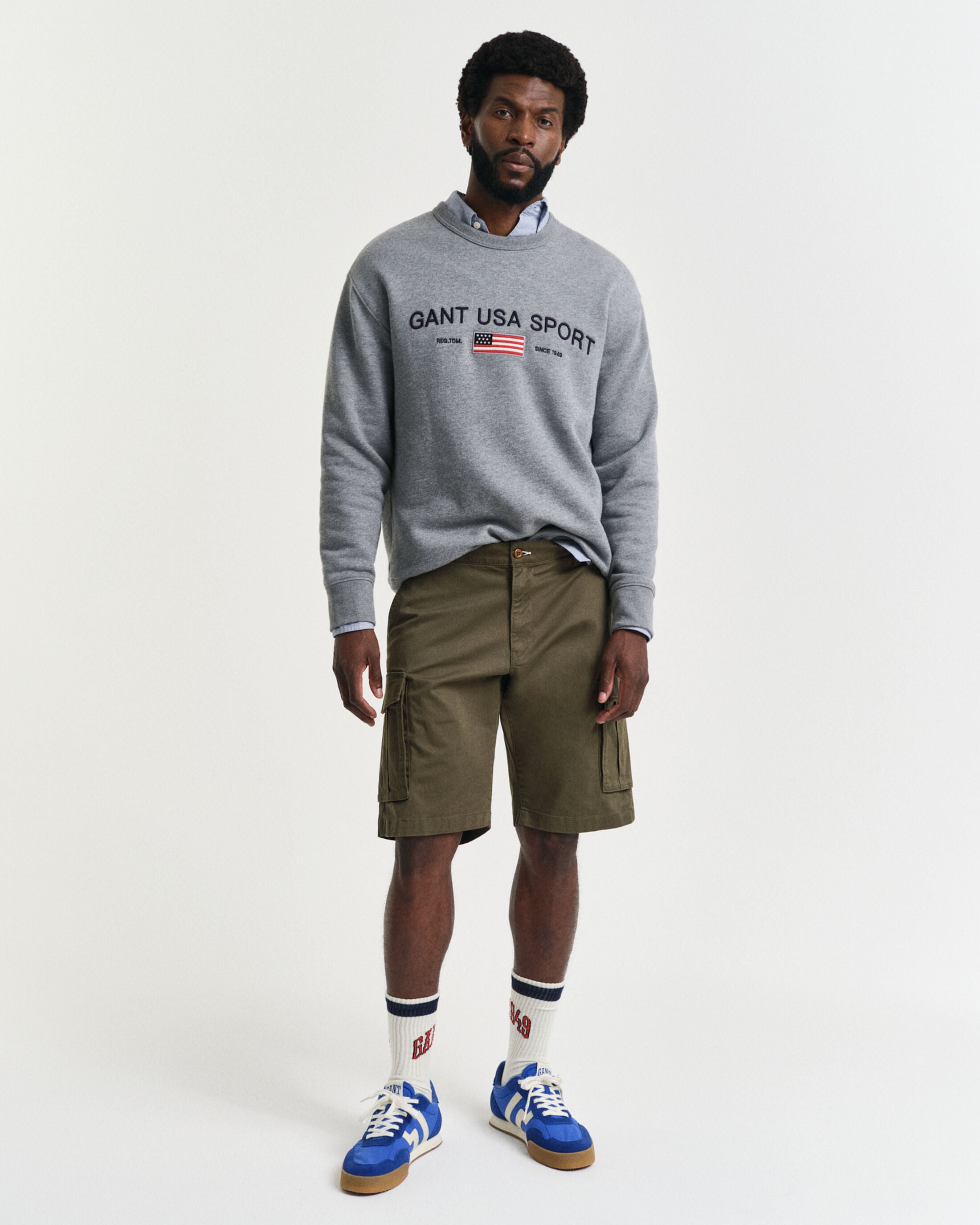 RELAXED TWILL CARGO SHORTS