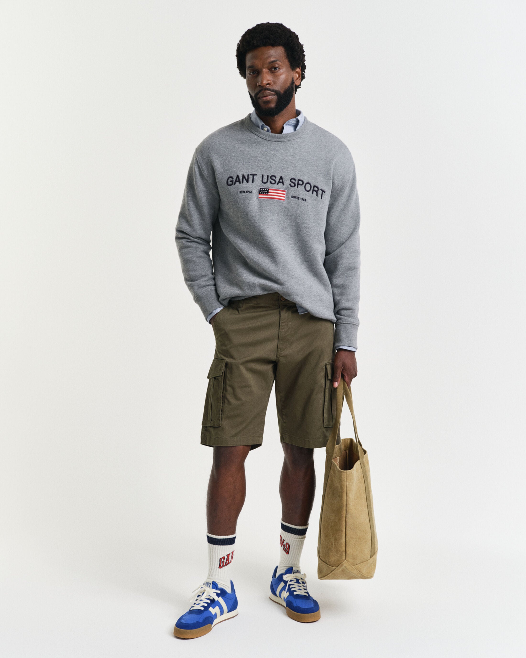 RELAXED TWILL CARGO SHORTS