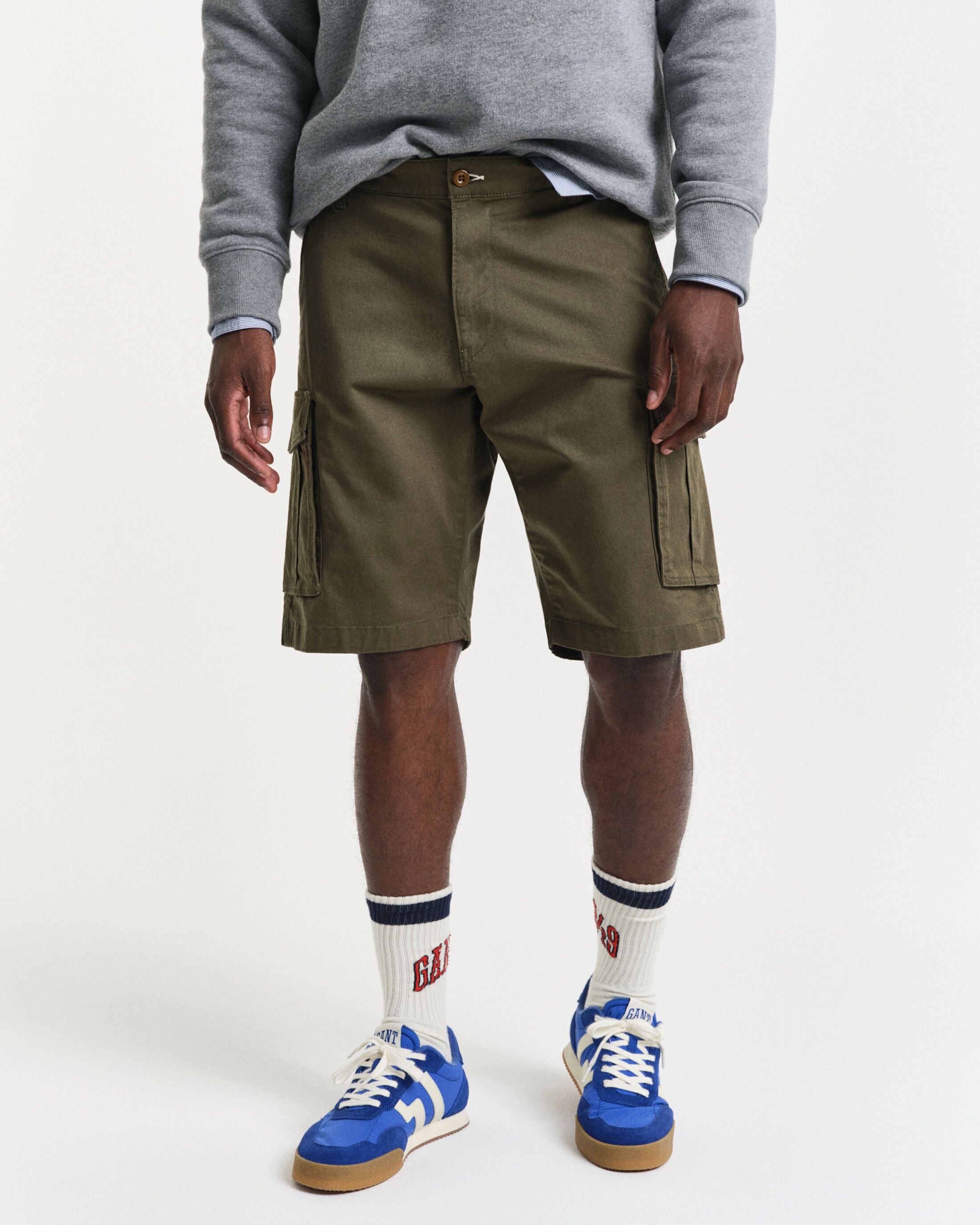 RELAXED TWILL CARGO SHORTS