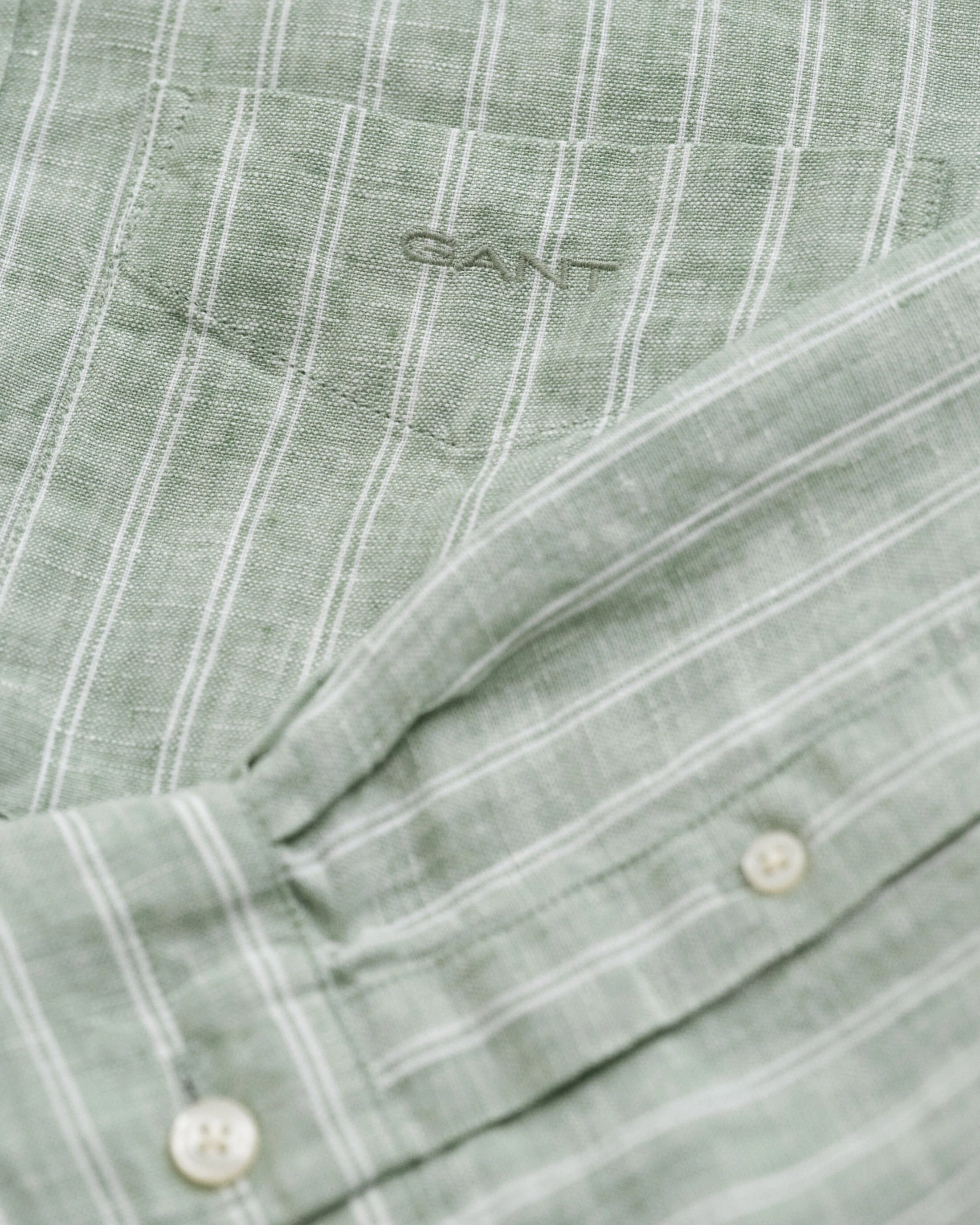 REG LINEN STRIPE SHIRT