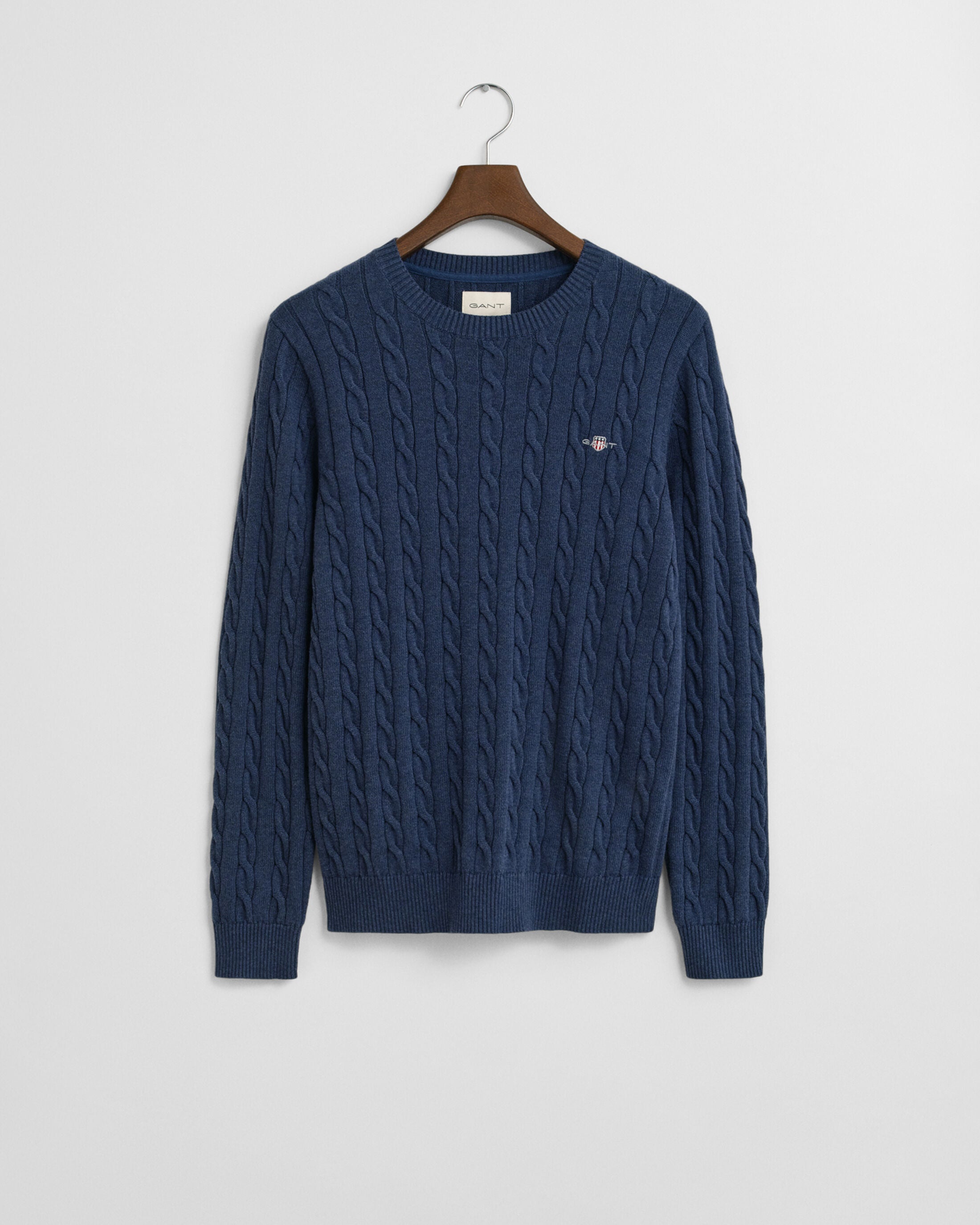 CREWNECK SWEATER BOMULD I KABELSTRIK