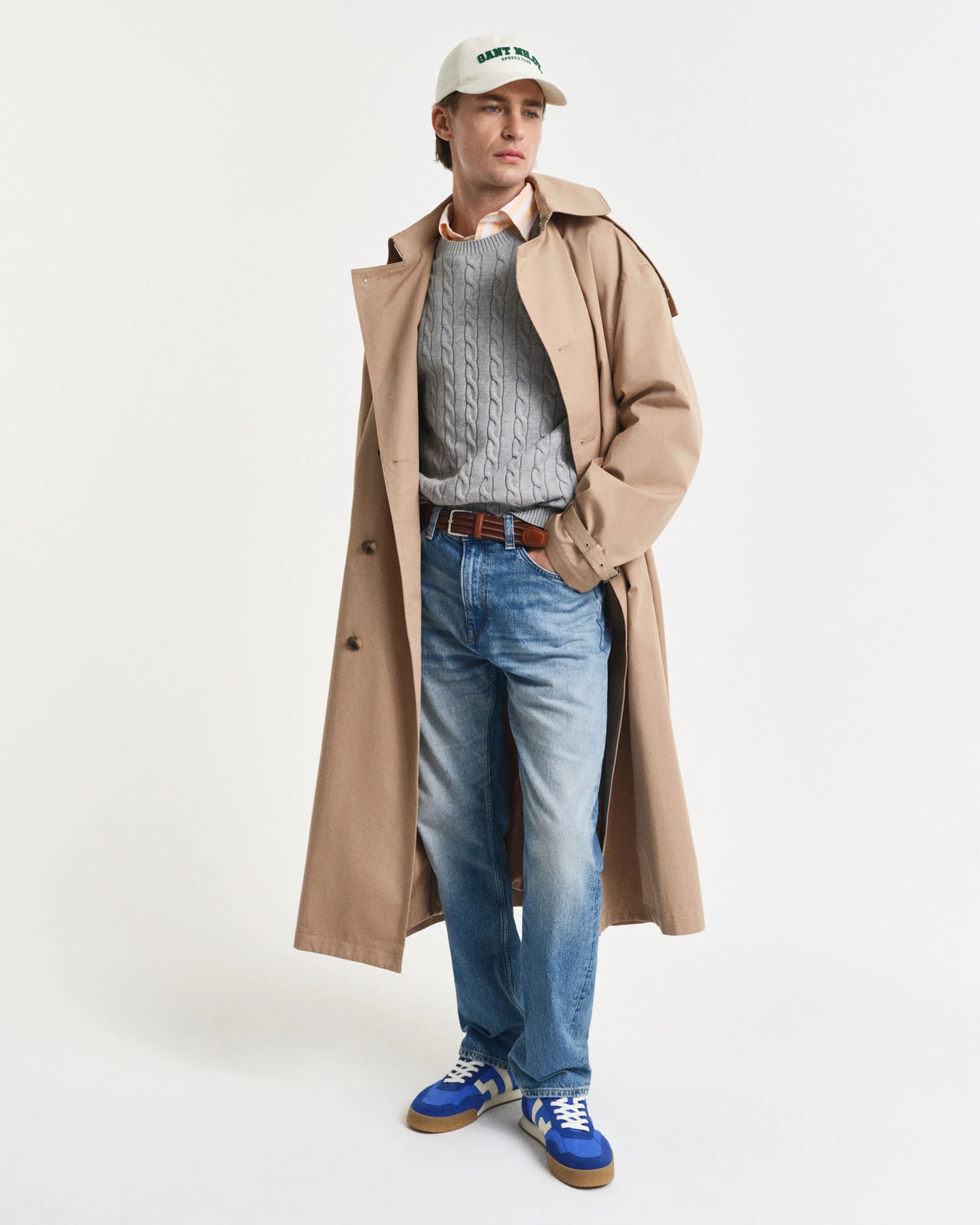 CREWNECK SWEATER BOMULD I KABELSTRIK