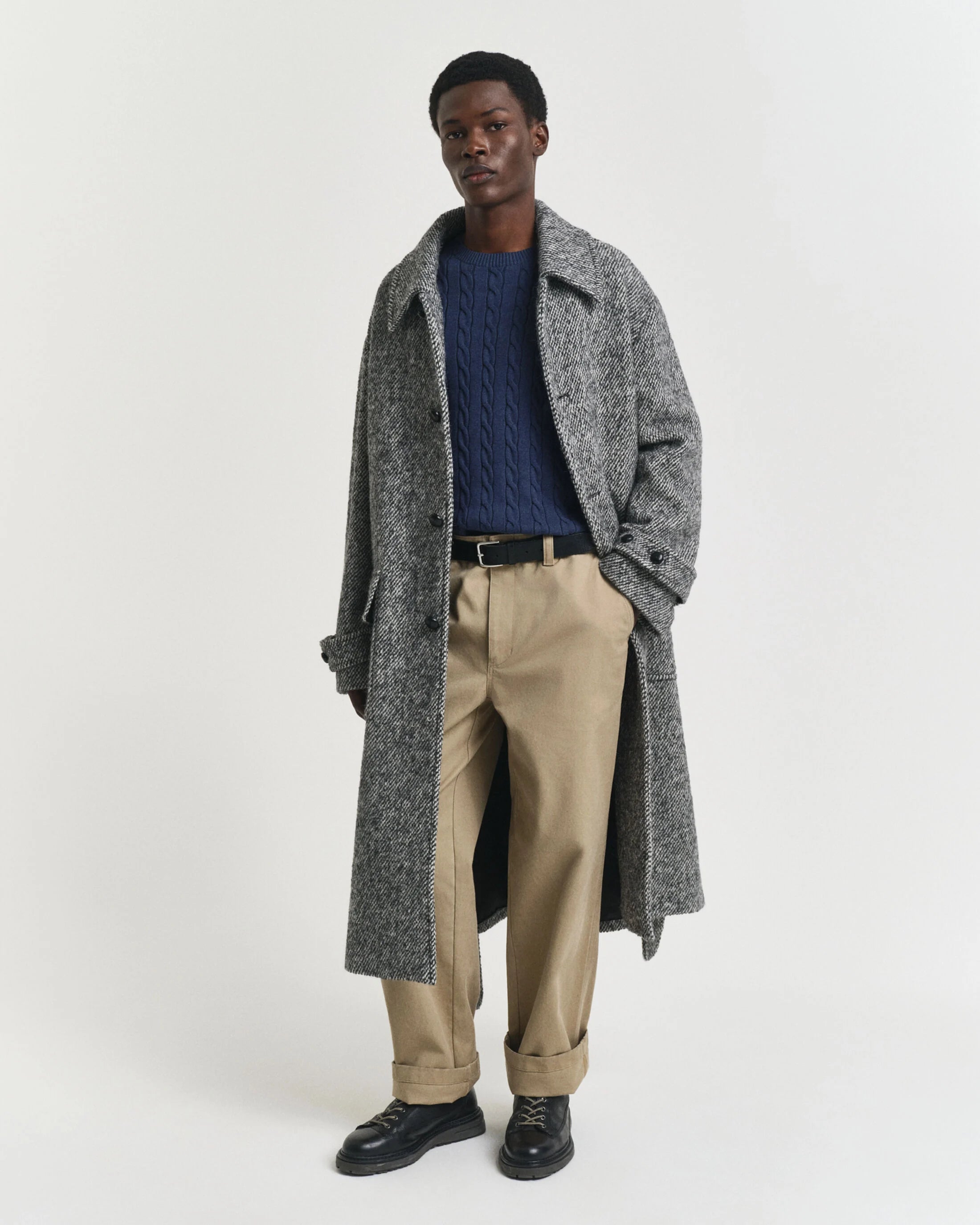 CREWNECK SWEATER BOMULD I KABELSTRIK