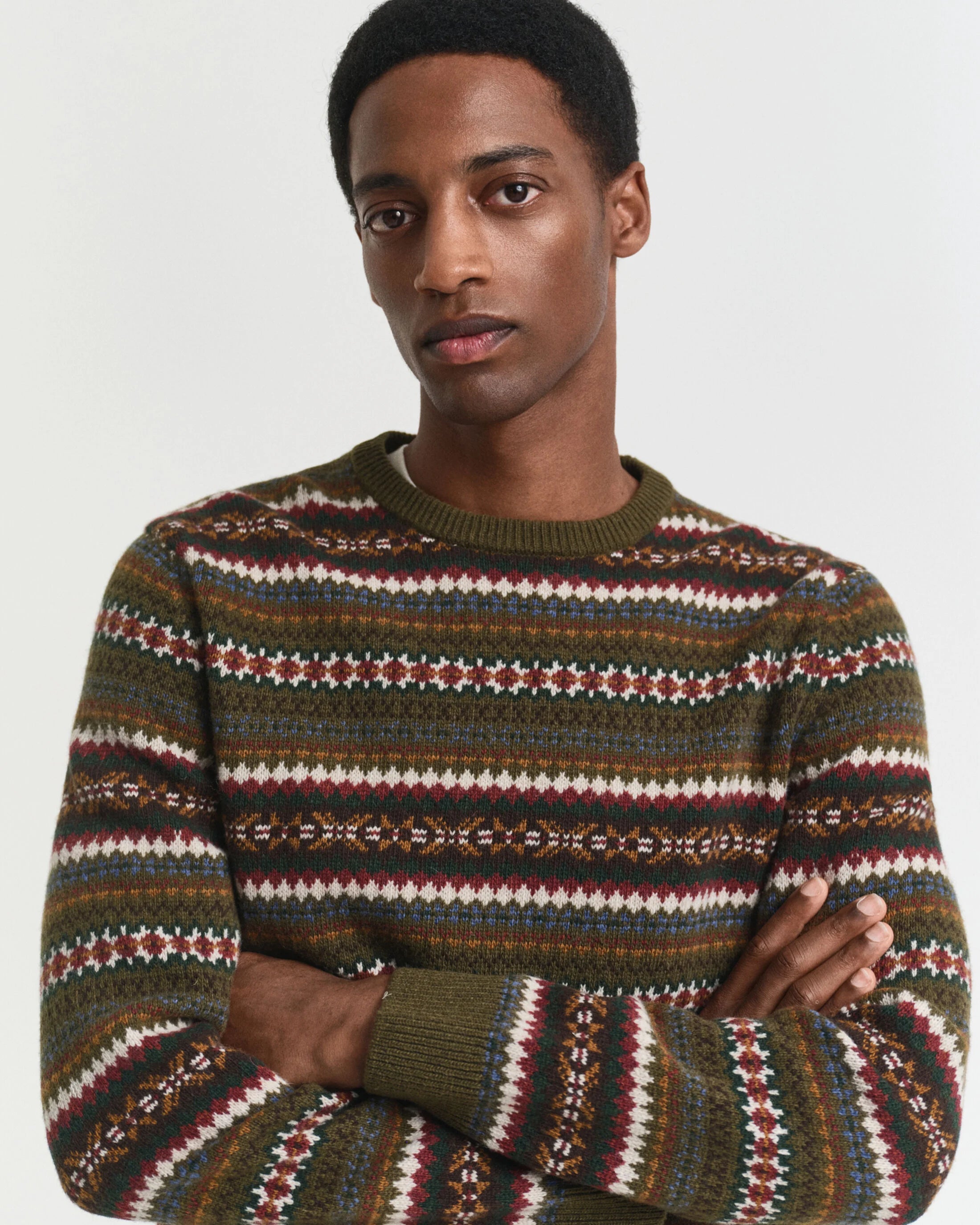 FAIR ISLE C-NECK STRIK