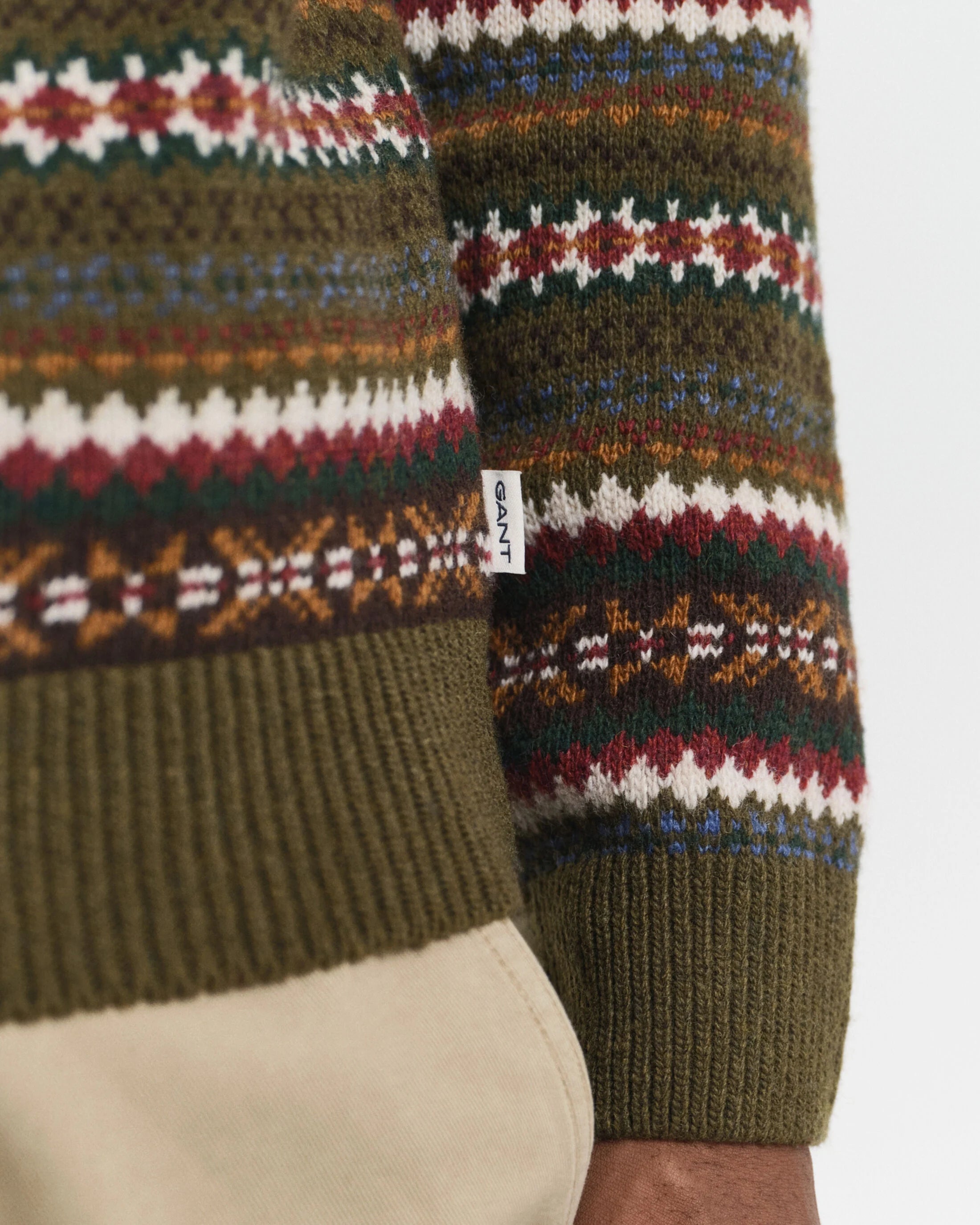 FAIR ISLE C-NECK STRIK