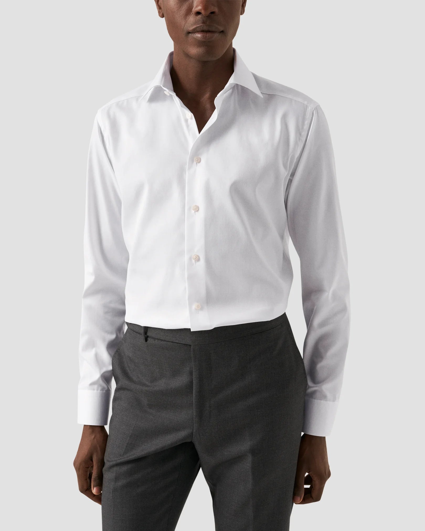 SIGNATURE TWILL SHIRT / SLIM FIT / CUT AWAY FLIP